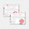 Pink Floral Scentsy Thank You Card, Personalized Scentsy Business Cards SS12