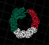 Serpent Mexican Flag Aztec Quetzalcoatl Gift, Dragon Abstract, PNG Printable, DIGITAL File