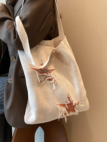 Elevate your office, college, or travel style with our Stylish Star Pattern Crochet Bag! This trendy bag is perfect for the business casual woman, featuring a unique star pattern design that adds a touch of elegance to any outfit. Stay organized and stylish on the go with our versatile bag.