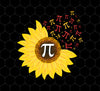 Sunflower Pi, Pi Number, 100 Days Of School Math, Love Mathemetic Gift Idea, Png Printable, Digital File