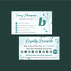 Blue Tree Watercolor Beautycounter Loyalty Reward Cards, Personalized Beautycounter Business Cards BC42