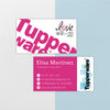 Pink Color Tupperware Business Card, Personalized Tupperware Business Cards TW02
