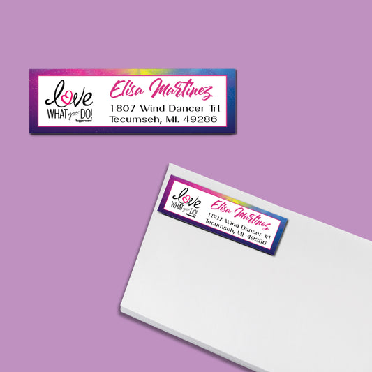 Tupperware Address Label Cards, Personalized Tupperware Business Cards TW04
