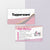 Pink Brush Tupperware Business Card, Personalized Tupperware Business Cards TW10
