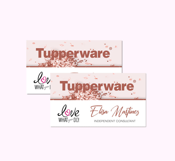Glitter Printable Tupperware Marketing Bundle, Personalized Tupperware