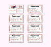 Glitter Printable Tupperware Marketing Scratch To Win, Tupperware Business Card TW20
