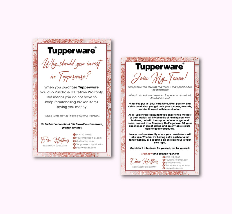 Tupperware Party Invitation