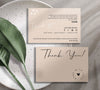Lovely Thanks Card Template, Editable Business Thank You Card Editable, Canva Template, Digital Download TY06