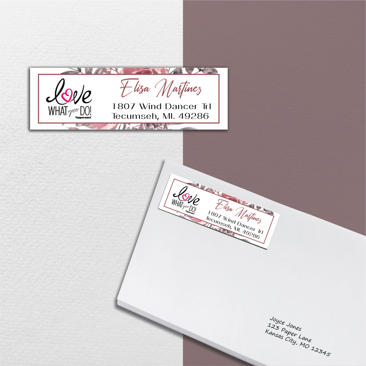 Tupperware Address Label Catalog, Custom Tupperware Label TW12 – Canary ...