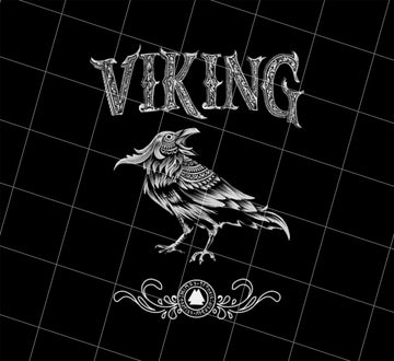 Viking Raven Bird Png, Raven Lover Png, Nordic Style Png, Norseman Gift, Png Printable, Digital File