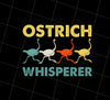Vintage Ostrich Png, Whisperer Retro Gift, Ostrich Lover Gift Png, Png Printable, Digital File