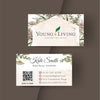 Flower Watercolor Young Living Business Card, Personalized Young Living Business Cards YL73