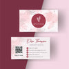 Pink Leaf Younique Business Card, Personalized Younique Business Cards YQ28
