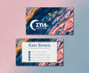 Zyia Business Card, Fancy ZYIA Cards, Galaxy Style Personalized Zyia Active Cards ZA02