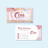 Pink Marble Zyia Business Card, Personalized Zyia Active Cards ZA08