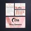 Pink Luxury ZYIA Marketing Bundle, Zyia Active Business Cards, Active Business Cards ZA13