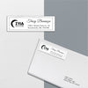 White Marble Zyia Address Label Card, Personalized Zyia Active Cards Custom QR Code ZA16