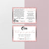 Black Glitter Pink Zyia Thank Care Card, Personalized Zyia Active Cards Custom QR Code ZA19