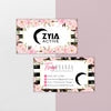 Pink Flower ZYIA Marketing Bundle, Zyia Active Business Cards, Active Business Cards ZA22