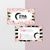 Pink Flower Zyia Business Card, Personalized Zyia Active Cards Custom QR Code ZA22