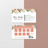 Floral ZYIA Marketing Bundle, Zyia Active Business Cards, Active Business Cards ZA37