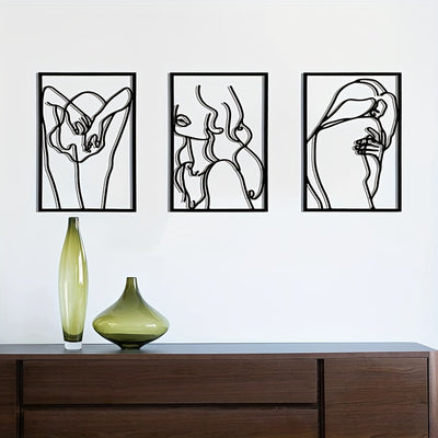 Minimalist Metal Art Sculpture Decor: Abstract Simplicity for Modern Homes