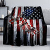 American Flag Blanket, 4th July American Flag Eagle Ultra-Soft Micro Flannel Blankets