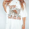 Mystical Magic: Mushroom Graphic Loose T-Shirt - A Casual and Stylish Addition to Your Wardrobe!