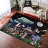 Whimsical Mushroom Snail Rug: A Playful Addition to Your Home's Interior and Outdoor Spaces