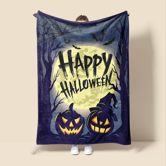 Treat yourself to a cozy night with the Horror Print Flannel Blanket. Made with a soft, fluffy fabric, this blanket is perfect for lounging around the home, office, or while travelling. An excellent Halloween holiday gift for all ages, enjoy a spooky evening with this horror-themed print flannel blanket.