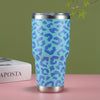 30oz Colors Leopard Stainless Steel Thermal Tumbler, Stanly Car Cups, Portable Drinking Cups, For Car, Home, Office, Summer Drinkware, Travel Accessories, Home Kitchen Items, Birthday Gifts