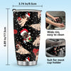 Festive Flair: 20oz Cute Christmas Dog Tumbler - Ideal Holiday Gift for All!