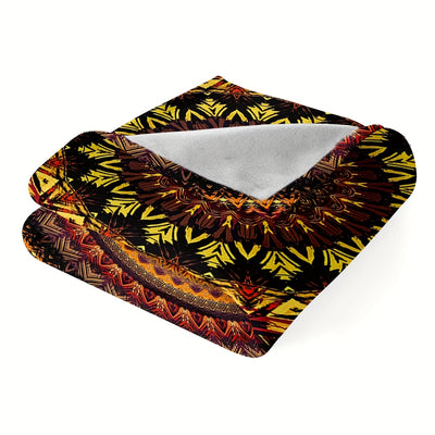 Boho Mandala Pattern Blanket: A Versatile and Stylish Multi-Purpose Blanket for All Seasons