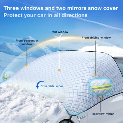 Ultimate Car Front Windshield Cover: Sunshade, Snow Blocking, and Heat Insulation – The Essential Car Sunscreen and Sunshade Curtain