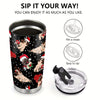 Festive Flair: 20oz Cute Christmas Dog Tumbler - Ideal Holiday Gift for All!