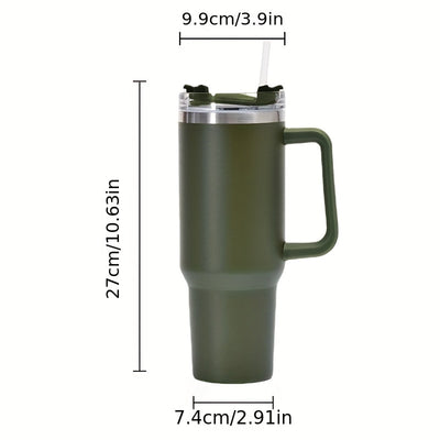 Ultimate Companion: 40oz Mexican Cowboy Aztec Tumbler – Premium Stainless Steel Insulated Water Bottle with Handle – Stay Hydrated on the Go with Portable Drinking Cups - Perfect for Car, Home, Office and Travel – Ideal Summer Drinkware and Birthday Gifts