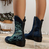 Stylish and Comfortable Women's Printed Chunky Heel Boots: A Perfect Blend of Fashion and Function