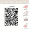 Luxurious and Versatile Animal Print Blanket: Perfect Gift for All Occasions!