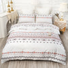 Boho Geometric Striped Square Dot Print Duvet Cover Set: Elevate Your Bedroom with Fashionable Freshness