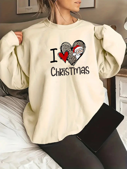 Our Christmas Letter to Santa Print Sweatshirt is the perfect casual long sleeve crew neck for Fall and Winter. Its cozy design features a festive Christmas letter to Santa print that adds a touch of holiday cheer to any outfit!