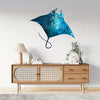 Metal Art Manta Ray Wall Decor: Unique Coastal Decor for Your Beach House