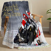 Experience the soft, breathable comfort of this Cozy Up with Santa blanket. Featuring a funny Santa Claus motorcyclist print, this blanket is made from premium microfiber for superior warmth and coziness. Enjoy the lightweight warmth and quality of this cosy blanket.