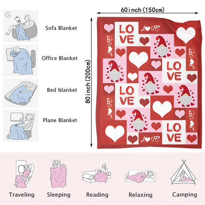 This Love Blanket is the ideal Valentine's Day gift. Its cozy microfiber sherpa fabric ensures warmth and comfort. This blanket is designed to inspire love every time you wrap yourself in it. Its superior quality makes it the best blanket of its kind - perfect for expressing love and showing appreciation.