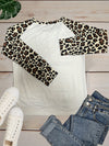 Heifer Leopard Print Pullover: Embrace the Wild Side with this Cozy and Stylish Sweatshirt for Women's Fall/Winter Fashion