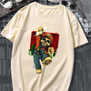 Skull Clown Print Men's Summer Graphic T-Shirt: Unleash Your Dark Side with Style and Comfort