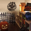 Hauntingly Elegant: Skeleton Cobweb Metal Wall Art for Spooky Halloween Decor