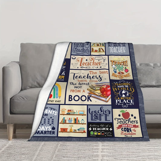 This Teacher's Day, show your appreciation with this special Best Teacher Blanket. Crafted from soft, high-quality material, this luxurious blanket will keep your teacher warm and cozy all season long. A thoughtful and unique way to thank your teacher for all their hard work, you can be sure they won't forget this unforgettable gift!