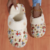 Festive Comfort: Warm Christmas Pattern Slippers – Cozy Slip-On Plush-Lined Shoes for Indoor Bliss