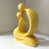 Intertwined Love: Exquisite Boxwood Couple's Carving - A Symbol of Eternal Togetherness