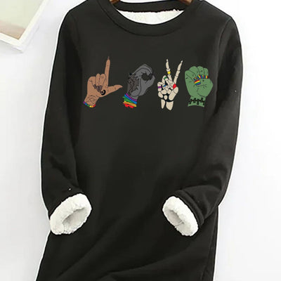 Halloween Lover: Spooktacular Graphic Print Sweatshirt for Women